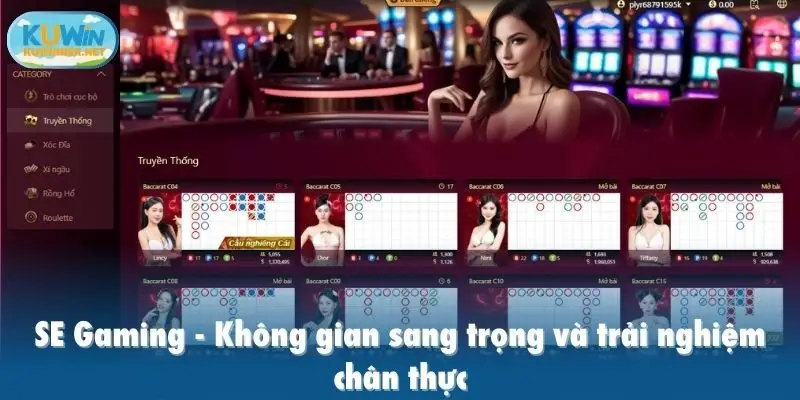 SE Gaming - Không gian sang trọng và trải nghiệm chân thực