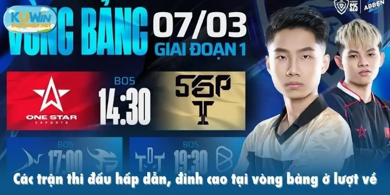 Các trận thi đấu hấp dẫn, đỉnh cao tại vòng bảng ở lượt về